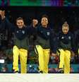 Equipe brasileira conquistou bronze inédito na ginástica artística  Foto: REUTERS/Hannah Mckay