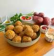 Bolinho de batata doce na airfryer  Foto: Edvânia Soares/Divulgação / Estadão