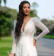 Vestido de casamento de Anielle Franco: ministra conta tudo sobre seu vestido de noiva  Foto: Divulgação, Thiago Esteves / Purepeople