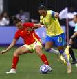 Brasil perde para a Espanha nos Jogos de Paris  Foto: REUTERS/Susana Vera