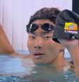 Sangay Tenzin disputou os 100m livre na Olimpíada de Paris  Foto: Reprodução/TV Globo