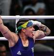 Beatriz Ferreira 'marreta' holandesa e avança às semis do boxe, com medalha garantida nos Jogos de Paris  Foto: Gaspar Nóbrega/COB