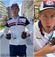 O nadador norueguês Henrik Christiansen está apaixonado pelos muffins de chocolate da Vila Olímpica  Foto: Reprodução/Tik Tok/Henrik Christiansen