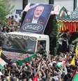 Cortejo fúnebre para Ismail Haniyeh reuniu multidão nas ruas de Teerã  Foto: EPA-EFE/REX/Shutterstock / BBC News Brasil