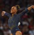 Rebeca Andrade durante apresentação nos Jogos Olímpicos de Paris  Foto: REUTERS