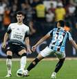 Com um expulso para cada lado, Corinthians e Grêmio ficam no empate sem gols pelo jogo de ida da Copa do Brasil.   Foto: Rodrigo Coca/Agência Corinthians / Esporte News Mundo
