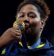 Judoca Beatriz Souza conquista a primeira medalha de ouro brasileira em Paris  Foto: David Ramos/Getty Images