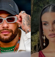 Mãe da terceira filha de Neymar, Amanda Kimberlly quebra o silêncio e nega ter sido amante do jogador: 'Não sou a vilã'.  Foto: Getty Images, Reprodução/Instagram / Purepeople
