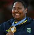 Bia Souza conquistou medalha de ouro para o Brasil  Foto: Luis ROBAYO/AFP / Lance!