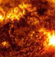 O Sol lançou em direção à Terra a maior tempestade solar dos últimos 20 anos  Foto: Nasa/SDO / BBC News Brasil
