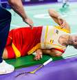 Atleta saiu da quadra aplaudida de pé  Foto: Getty Images