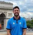 Marcelo Courrege repórter da TV Globo, está em Paris na cobertura dos Jogos  Foto:  Reprodução/Instagram