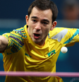 Hugo Calderano perdeu na disputa pelo bronze  Foto: REUTERS/Kim Hong-Ji