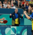 Teodoro (esquerda) e Ishiy (ITTF World)  Foto: Olimpíada Todo Dia