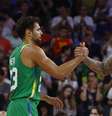 Brasil encara o Dream Team dos EUA nas quartas do basquete olímpico  Foto: REUTERS/Evelyn Hockstein