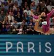 Rebeca Andrade fica em 4° lugar na final da trave  Foto: Reuters