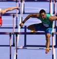 Rafael Pereira conquista vaga na semifinal dos 110m com barreiras por milésimos   Foto: Miriam Jeske/COB / Esporte News Mundo