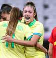Seleção Brasileira comemorando.   Foto: Gáspar Nóbrega/COB / Esporte News Mundo