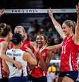 USA Volleyball.  Foto: Reprodução/ Twitter / Esporte News Mundo