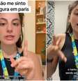 Produtora de conteúdo Flávia Bandoni relatou ter sofrido vários episódios de assédio em Paris.  Foto: Reprodução/TikTok