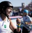 Dora Varella ficou em quarto lugar no skate park feminino nos Jogos Olímpicos de Paris-2024  Foto: Alexandre Loureiro/COB / Olimpíada Todo Dia