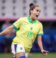 Gabi Portilho comemorando o segundo gol do Brasil contra a Espanha (Gaspar Nóbrega/COB)  Foto: Olimpíada Todo Dia