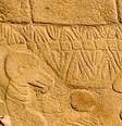 Esculturas em Göbekli Tepe são consideradas como representando o calendário mais antigo do mundo  Foto: Martin Sweatman