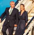 O então casal Alberto Fernández e Fabiola Yáñez; a ex  Foto: primeira-dama apresentou denúncia contra o ex-presidente argentino / Perfil Brasil