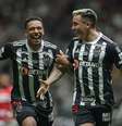 Guilherme Arana abriu o placar na Arena MRV –  Foto: Pedro Souza / Atlético / Jogada10