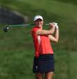 A britânica Charley Hull em ação   Foto: Paul Childs / Reuters