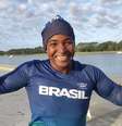 “Vim de família humilde, a gente não tinha nada”, lembra Neta Canoa, atleta olímpica da canoagem brasileira  Foto: Divulgação