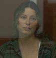 Ksenia Karelina no tribunal em 20 de junho  Foto: Divulgação do Tribunal de Sverdlovsk via Reuters / BBC News Brasil