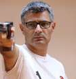 Yusuf Dikec durante treino em Ancara
 8/8/2024   REUTERS/Cagla Gurdogan  Foto: Reuters