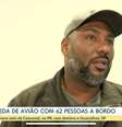 Aeronave decolou de Cascavel/PR com destino ao Aeroporto de Guarulhos.  Foto: Reprodução/TV Globo
