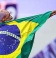  Alison 'Piu' dos Santos chegou na terceira colocação e conquistou o bronzepara o Brasil na final dos 400 metros com barreiras do atletismo dos Jogos de Paris  Foto: Wander Roberto/COB