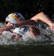 Alemã Leonie Beck passou mal após nadar no rio Sena  Foto: Lisa Leutner / Reuters