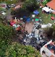 Queda de avião em Vinhedo (SP).  Foto: REUTERS/Carla Carniel