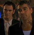 Quentin Tarantino e George Clooney contracenaram em 'Um Drink no Inferno', de 1996  Foto: Miramax/Divulgação / Estadão