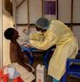 Enfermeira colhe material para teste de criança suspeita de estar com mpox, em Munigi, na República Democrática do Congo
19/07/2024
REUTERS/Arlette Bashizi  Foto: Reuters