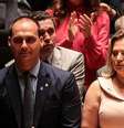 Eduardo Bolsonaro chama Joice Hasselmann de "maior traidora do bolsonarismo  Foto: Felipe Rau/Estadão / Estadão