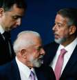O presidente Lula com o atual comando do Congresso: os presidentes do Senado, Rodrigo Pacheco, e da Câmara, Arthur Lira  Foto: Wilton Jr./Estadão / Estadão