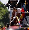 Líder de oposição venezuelana Maria Corina Machado participa de marcha em defesa da democracia, em Caracas
03/08/2024
REUTERS/Leonardo Fernandez Viloria  Foto: Reuters