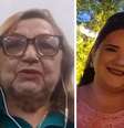 Fátima (esq.), mãe de Arianne, que morreu na queda do avião da Voepass em Vinhedo (SP)  Foto: Montagem/Reprodução/TV Globo e Reprodução/Redes sociais