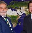 Lula homenageia Silvio Santos   Foto: Reprodução/Instagram