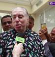 Silvio Santos com Roger Turchetti na última entrevista de sua vida: "Deus me deu sorte"  Foto: Reprodução/Canal Intervenção