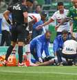 Patryck Lanza chegou a ficar desacordado, mas recuperou a consciência pouco antes de ser encaminhado ao hospital  Foto: YURI MURAKAMI/ESTADÃO CONTEÚDO