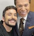 Fefito e Silvio Santos  Foto: Arquivo pessoal