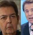 Faustão lamentou a morte de Silvio Santos em entrevista ao 'Fantástico' deste domingo, 18 de agosto de 2024.  Foto: Reprodução, TV Globo / SBT / Purepeople