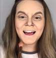 Jovem viraliza na web ao se transformar em Silvio Santos por meio da maquiagem  Foto: Reprodução/Instagram/Letícia Gomes