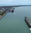 A Agência Nacional de Transportes Aquaviários (ANTAQ) aprovou o estudo “Diagnóstico de Descarbonização, Infraestrutura e aplicações do Hidrogênio nos Portos”. Na foto, o Porto de Cabedelo (PB).  Foto: Divulgação/Antaq